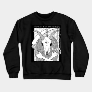 Last Exit Goat Skull Scythe Crewneck Sweatshirt